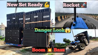 Again New Set Ready 💪Danger Look 😱 Contact For Booking 4 6 8 10 12 Bass Dr Saab👨‍⚕️Friends DJ भादड [upl. by Iluj]