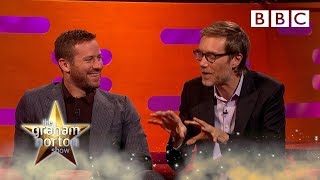 Stephen Merchant saved by Her Royal Highness Claire Foy 👑🥊  BBC The Graham Norton Show [upl. by Atekihc]