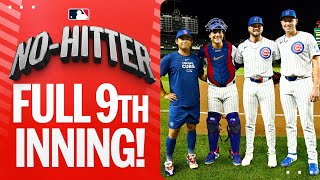 The FULL NINTH INNING of Cubs NOHITTER Plus celebration  hear from Porter Hodge amp Miguel Amaya [upl. by Vaules954]