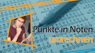 Oberstufe Punkte in Noten umrechnen  So funktionierts [upl. by Ayahsey440]