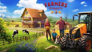 Farmers Dynasty 2 Demo PL 3  Lets Play Walkthrough w Ultra4K [upl. by Freyah985]