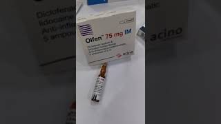 ماهو امبول اولفن olfen 75mg im ابره اولفين سويسري أفضل مسكن فولتارين امبول diclofenac sodium [upl. by Stanislaw]