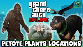 GTA Online  All 51 Land Peyote Plant Locations [upl. by Gillian]