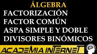 Factorización divisores binómicos [upl. by Edelman34]