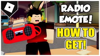 How to get the RADIO EMOTE in FUNKY FRIDAY ROBLOX [upl. by Hamlen]