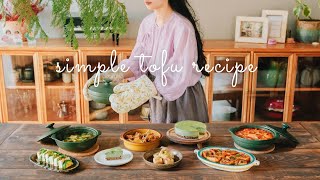 129  Easy amp Simple Tofu Recipes that anyone can make in less than 20 minutes 🤤 [upl. by Reldnahc]