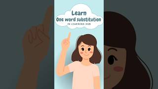 One word substitution one word substitution याद करने का सही तरीका yt english [upl. by Ynahirb]