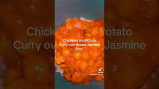 chickpeas curry veganrecipes plantbased chickpearecipes foodblogger comfortfood dinner [upl. by Noemys]