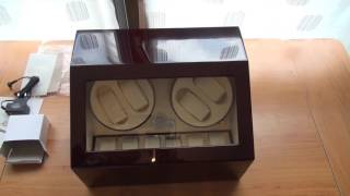 Unboxing Classic Watch Winder Klarstein Display Case [upl. by Olegnad]