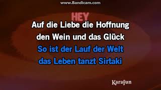 Klubbb3  Das Leben tanzt Sirtaki Karaoke [upl. by Elohc95]