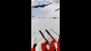 A Few Softish Turns in the Patagonia Backcountry Last Week [upl. by Yemorej]