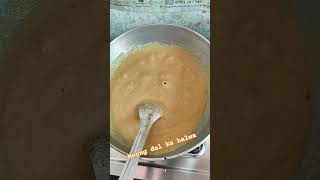 Moong dal halwa मूंगदाल हलवा reels food recipe [upl. by Anovahs]