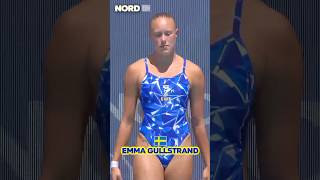 Watch Emma Gullstrands Stunning Dive That Wowed Everyone [upl. by Acillegna209]