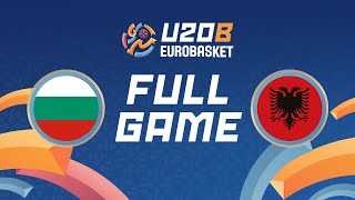 Class Games 915  BUL v ALB  Full Basketball Game  FIBA U20 Womens EuroBasket 2024 Div B [upl. by Attenor69]