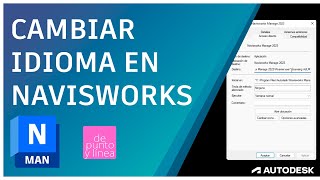 Como cambiar el idioma en Autodesk Navisworks  No requiere reinstalar [upl. by Amaso87]