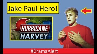 Jake Paul the HERO of Hurricane Harvey DramaAlert FaZe Banks vs News iDubbbz amp FouseyTube [upl. by Aihsenor]