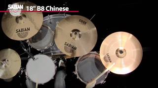 SABIAN 18quot B8 Chinese [upl. by Aylmar]