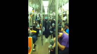 Man hits head on train ceiling while dancing [upl. by Yung]