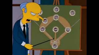 The Simpsons  Mr Burns Softball Team [upl. by Rew]