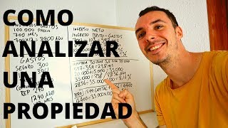 Como CALCULAR la RENTABILIDAD de una propiedad FACIL [upl. by Eniarol722]