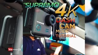 VLOG Supremo 4K Dashcam Mode Tutorial and Video Sample Ph [upl. by Suivatal]