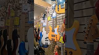 Wall of Bass Guitars  Long amp Mcquade Halifax Cunard street [upl. by Jar162]