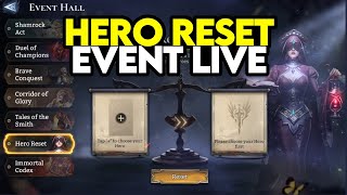 Hero Reset Event and Reset Book Live Forerunner [upl. by Nreval]