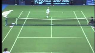 Sabatini vs Navratilova Pan Pacific 1992 22 [upl. by Aivlis545]