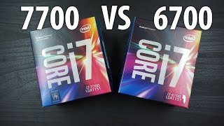 Intel Core i77700 Benchmarks  i76700 Comparison [upl. by Arukas553]