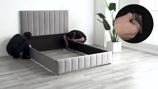 Leo Assembly Video for Ottoman Bed（HD） [upl. by Cletus]