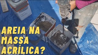 AREIA NA MASSA ACRÍLICA INCRÍVEL IDEIA DESSE PINTOR [upl. by Rihaz260]