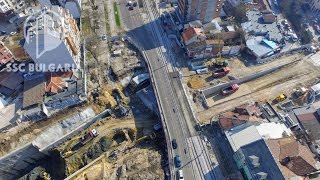 Sofia Metro Line 3 st 14 depot TBM  Метродиаметър 3 ст 14 и метро депо 2132017 [upl. by Poland156]