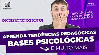 TENDÊNCIAS PEDAGÓGICAS E MUITO MAIS com Fernando Sousa [upl. by Cohbert]