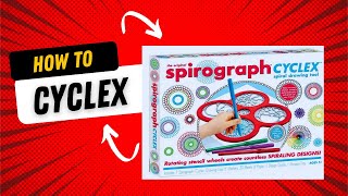 Learn how to Spirograph with the Cyclex spirograph mandala artoftheday [upl. by Chiaki]