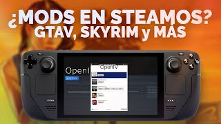 Steam Deck  ¿Mods en SteamOS GTAV Skyrim ¿Es posible 🤔 [upl. by Hatokad]