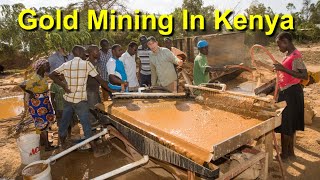 Gold Mining in Kenya Supporting Local Miners amp Reducing Mercury Use with Shaker Tables amp Sluices [upl. by Abel]