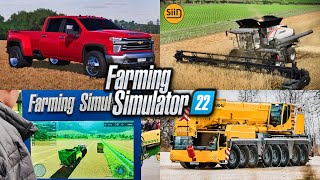 Farm Sim News  3500 Gleaner Straw Harvest amp Stone Valley Update  Farming Simulator 22 [upl. by Darrill270]