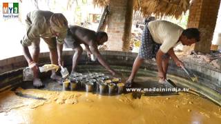 Traditional Jaggery Making  MAKING OF GURR  VILLAGE FOOD FACTORY [upl. by Ytsrik]