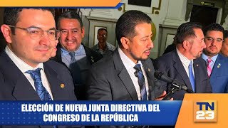 Elección de nueva Junta Directiva del Congreso de la República [upl. by Airamasor]