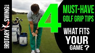 4 Golf Grip Tips  Make Your Grip Perfect [upl. by Etnahsal54]