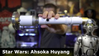 Star Wars Ahsoka Huyang Training Saber Review  NEO Sabers [upl. by Einafets947]