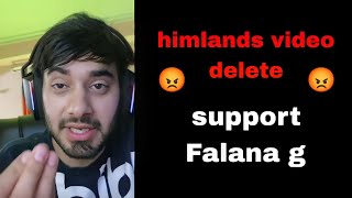 Falana g himlands video delete on YouTube  support Falana g  MrFalanaGXD yessmartypie [upl. by Pegma]