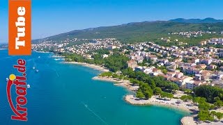 Crikvenica  der beliebte Badeort in der Kvarner Bucht Kroatien [upl. by Darill203]