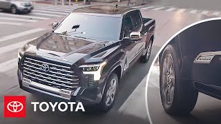 2022 Tundra Overview  Tundra Capstone Engine Power amp More  Toyota [upl. by Kamin]