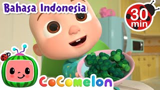 Ya Ya Lagu Suka Sayuran🥦🥕  CoComelon  Lagu Anak  Moonbug Kids Indonesia  Nursery Rhymes [upl. by Dnalevets]