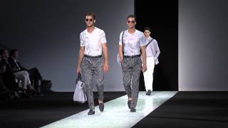 Giorgio Armani  2014 Spring Summer  Menswear Collection [upl. by Ilatfan]