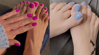 Bold And Beautiful French Toe Nails Trend Design Ideas Latest Pedicure Colours For Ladies 2024 [upl. by Teagan]