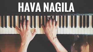 Hava Nagila  Epic piano cover [upl. by Sewole]