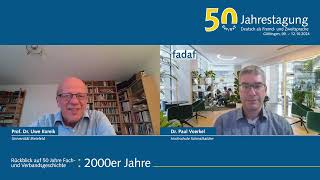 Die 2000er Jahre im Fach DaFDaZ und im FaDaF Uwe Koreik im Gespräch mit Paul Voerkel [upl. by Shlomo]