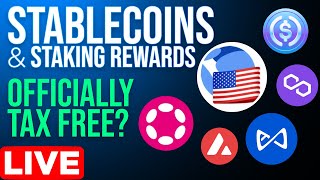 Best Stablecoins amp Staking Rewards  Rewards Are Officially Tax Free [upl. by Etteneg]